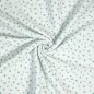 Preview: Musselin - Little Flowers - weiss